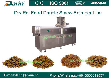 Podwójna śruba Pet Food Extruder maszyna, sprzęt do produkcji żywności dla psów