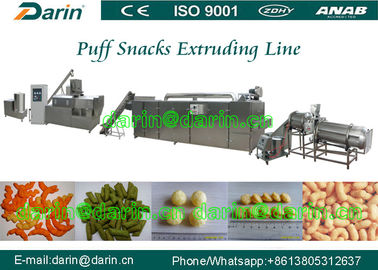 Certyfikat CE Chipsy i przekąski kukurydziane Linia do produkcji wytłaczarek Puff Machine