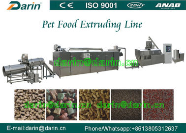 Automatyczna maszyna do wytłaczania karmy dla zwierząt domowych / centrum dżemowe Pet Feed Pellet Extruder Equipment