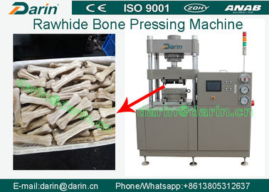 Pet Dog Chew Bone Wciśnięty Rawhide Bones Pressing Machine PLC Control