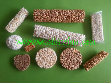 Oblewany cukierków ryż / maszyna do produkcji orzeszków ziemnych, Ciągła i automatyczna maszyna granola