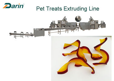 Bekon Podwójny kolor Twisted Sticks Dog Food Extruder Dental Treats Single Screw