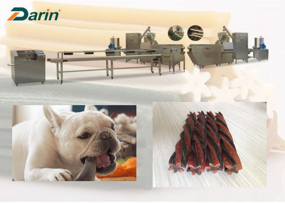 Linia do produkcji gryzaków dla zwierząt domowych o mocy 100 kW na zęby psów