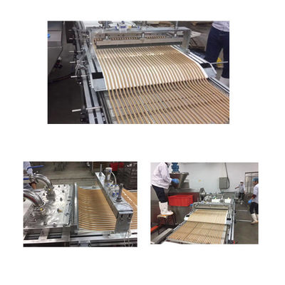 Duck fresh Mest Sticks Pet Food Wytłaczarka 200-500kg / hr Stal nierdzewna Flat Munchy Strip Snacks Making Machine