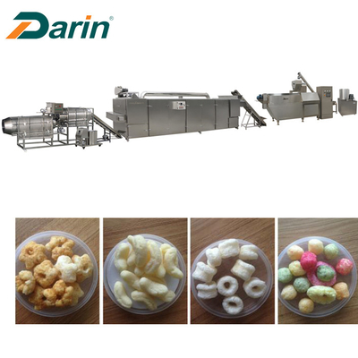 Certyfikat CE Maszyna do produkcji kulek kukurydzianych Puff Snack Maker Machine, wytłaczarka dwuślimakowa