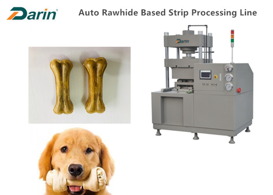 Twin Molds Rawhide Dog Bone Making Machine Dental Treats 20T / 60T