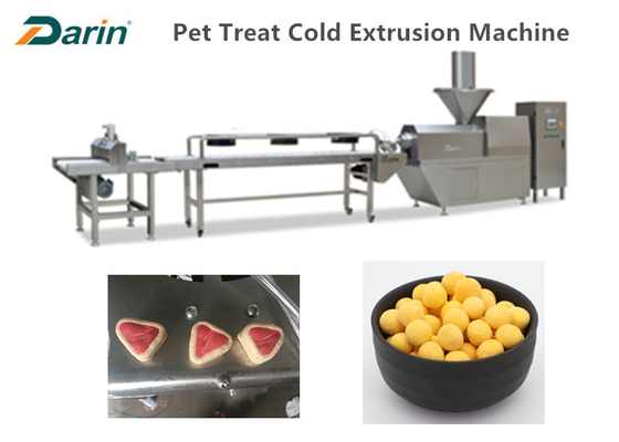 Jerky Dog Treat Machine Linia do wytłaczania karmy dla zwierząt domowych 300-500 kg / godz
