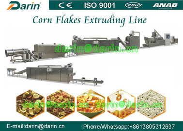 Płatki kukurydziane Przekąska śniadaniowa Linia produkcyjna wyposażona w maszynę pakującą