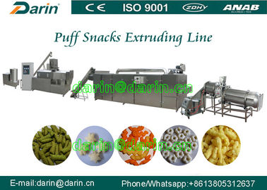 Maszyna do wytłaczania kukurydzy Puff / linia produkcyjna, maszyna z pszenicą dmuchaną