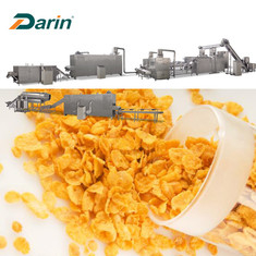 Linia do przetwarzania płatków kukurydzianych 300KG / H Linia do produkcji płatków śniadaniowych