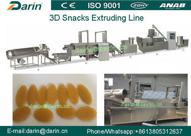3D Snack Pellet Machinery / Single Screw Snack Wytłaczarka do granulek 3D