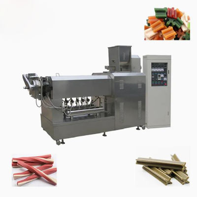 Przekąski dla psów Linia do produkcji karmy dla psów Simens PLC i ekran dotykowy z certyfikatem CE