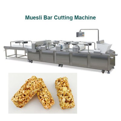 Muesli Cereal Bar Making Machine wysokiej wydajności stali nierdzewnej inteligentne działanie PLC