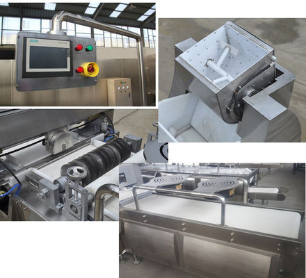 Maszyna do cięcia i formowania batonów orzechowych MK-75 z PLC Siemens