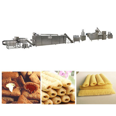 Gorąca sprzedaż Rdzeń Wypełniający Snack Bar Puff Snack Linia do wytłaczania