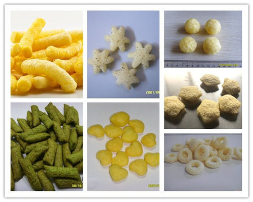 SS304 Automat do sera Puff Snack Machine 380V 50hz 3 fazy regulowanego napięcia