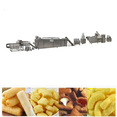 Wytrzymała Puff Snack Extruder Food / Corn Puff Snacks Wytwarzająca Niski Poziom Hałasu