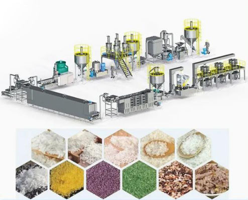 CE Standard Food Extruder Machine Nutrition Powder Linia wytłaczania