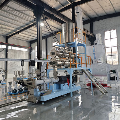 Wytłaczarki z podwójnym ślimakiem ze stali nierdzewnej do suchego karmy dla psów, ptaków