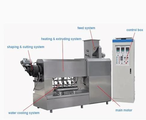 Zafalowane chipsy, chipsy ziemniaczane Snack Extruder Machine, 3D Snack Pellet Machinery
