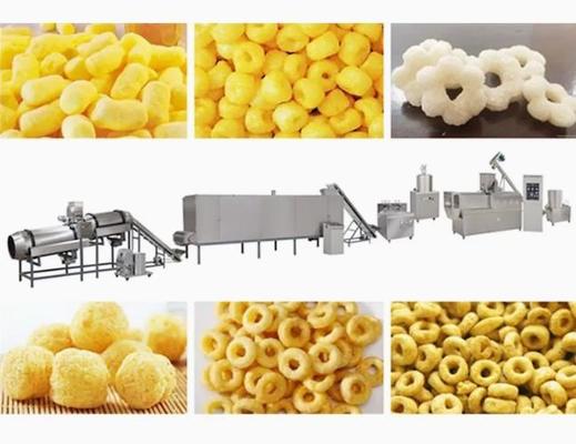 Snack Chrupiące Chips / Screw / Shell / Fried Pellets Snack Extruder Machine