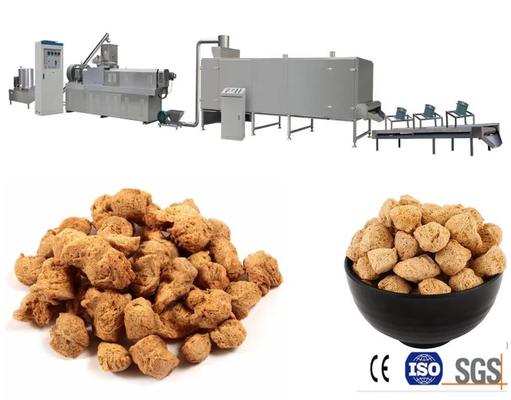 W pełni zautomatyzowana teksturowana maszyna do produkcji mięsa sojowego / sojowego Stanless Steel 304