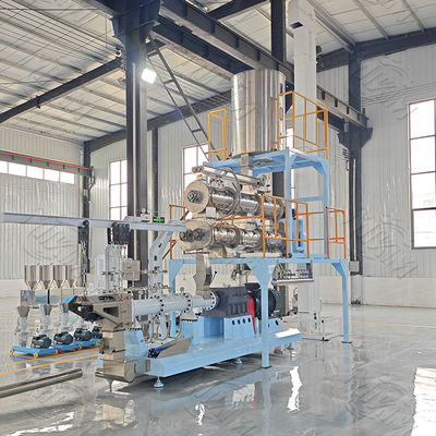 Automatic Floating and Sinking Fish Feed Equipment Aquatic Fish Food Extruder Machine with Motor Gear Plant Production Line