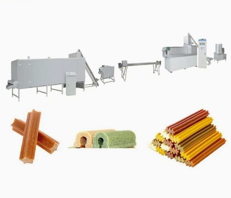 Dog Smartbone Making Pet Treat Machine, Dog Chewing Pet Food Machine