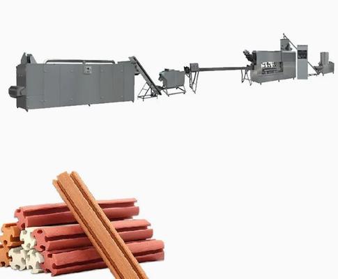 Indywidualnie zaprojektowana wytłaczana maszyna dla zwierząt Przetwarzanie żywności dla psów do żucia