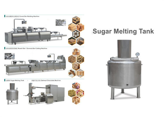 Puffed Rice Cake Machine 300 ~ 500kg na godzinę Pojemność 2017 Ekran dotykowy Siemens