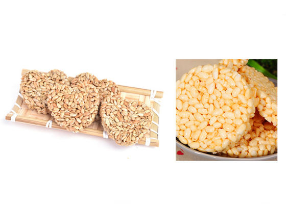 Puffed Rice Cake Machine 300 ~ 500kg na godzinę Pojemność 2017 Ekran dotykowy Siemens