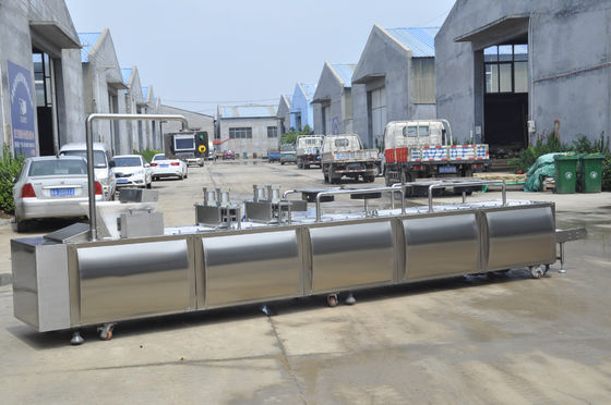W pełni automatyczny baton zbożowy / maszyna do ciasta ryżowego o mocy 88kw o wadze 1500kg