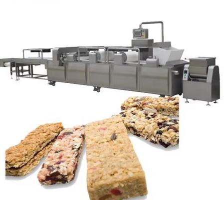 Oblewany cukierków ryż / maszyna do produkcji orzeszków ziemnych, Ciągła i automatyczna maszyna granola