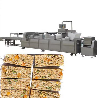 Wielonarodowe płatki owsiane czekoladowe owoce orzechy cukierki bar formierka / Snacks Making Machine