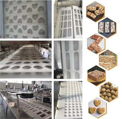 Wielonarodowe płatki owsiane czekoladowe owoce orzechy cukierki bar formierka / Snacks Making Machine