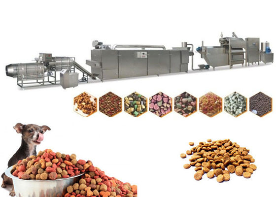 Wytłaczarka dwuślimakowa PLC 300KG / h Linia do produkcji karmy dla zwierząt domowych