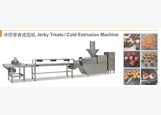 Zimny ekstrudowany pies przekąskowy przekąskę Maszyna o pojemności 200-300 kg na godzinę Pet Food Machine