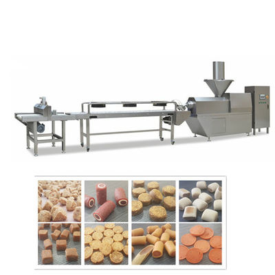 Pet Food Production Line Komercyjne maszyny do produkcji mięsa / ryb / wołowiny