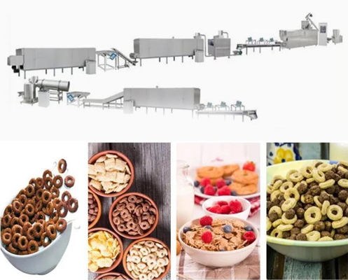 pyszne, wielofunkcyjne, wydajne płatki kukurydziane / linia do przetwarzania płatków śniadaniowych