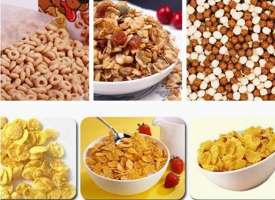 Puff Snacks / Corn Flakes / maszyna do produkcji płatków kukurydzianych, maszyny do płatków kukurydzianych