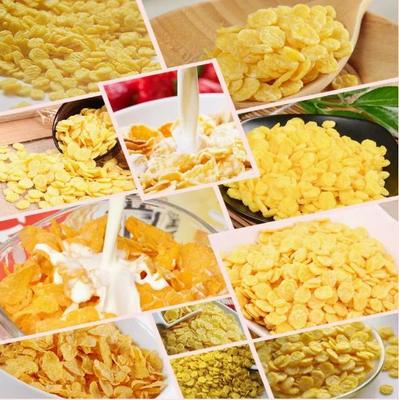 200-500 kg Kellogg Pieczone zboża śniadaniowe płatki kukurydziane Linia przetwórcza