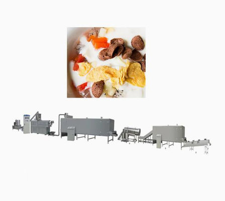 Linia produkcyjna śniadaniowych pętli owocowych / zbożowych kukurydzianych kukurydzianych płatków z normą CE