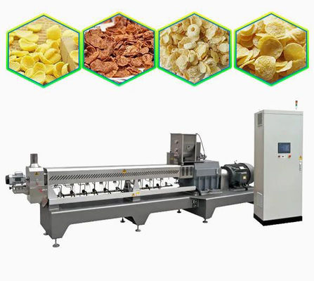 Płatki kukurydziane Przekąska śniadaniowa Linia produkcyjna wyposażona w maszynę pakującą