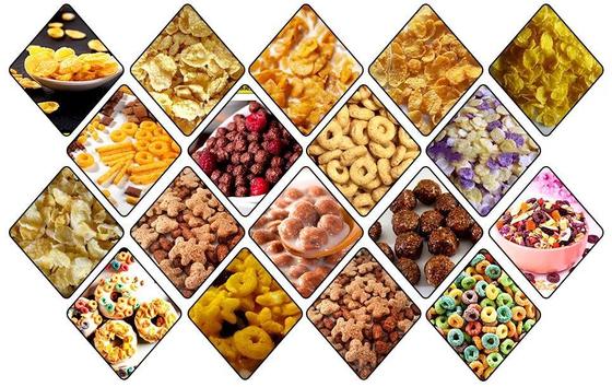 Wydajna linia do przetwarzania płatków kukurydzianych 150 kg/godz. ze stali nierdzewnej 304