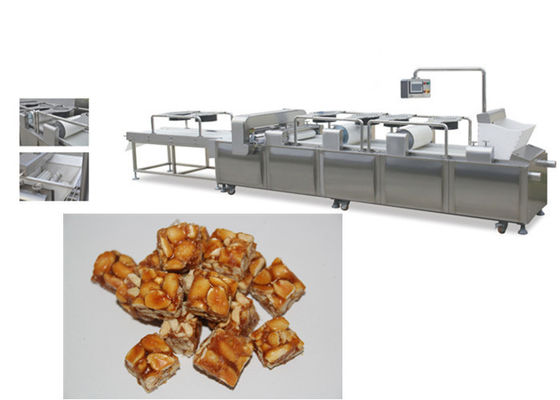 Maszyna do produkcji batonika zbożowego z orzeszków ziemnych, kruchego ciasta, maszyna do cięcia batonika zbożowego