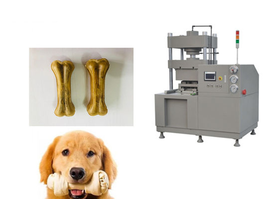 Twin Molds Rawhide Dog Bone Making Machine Dental Treats 20T / 60T