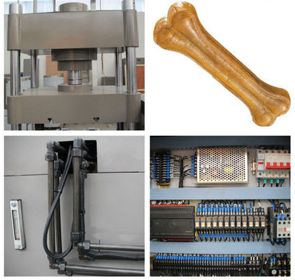 Naturalne, wybielone, wędzone tłoczone kości udowe wykrawania maszyny dla zwierząt domowych