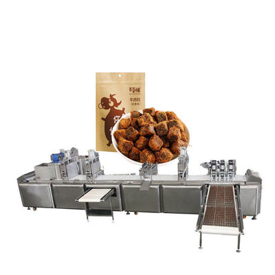 Siemens PLC Codfish Cubes Maszyna do produkcji karmy dla psów ze stali nierdzewnej