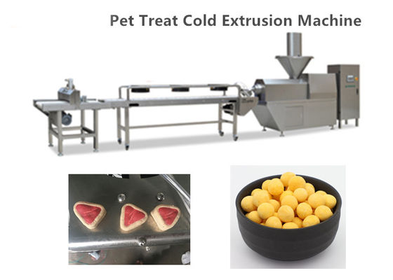 Jerky Dog Treat Machine Linia do wytłaczania karmy dla zwierząt domowych 300-500 kg / godz