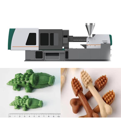 Pet Treats Formowanie wtryskowe Animal Food Making Machine PLC Touch Screen